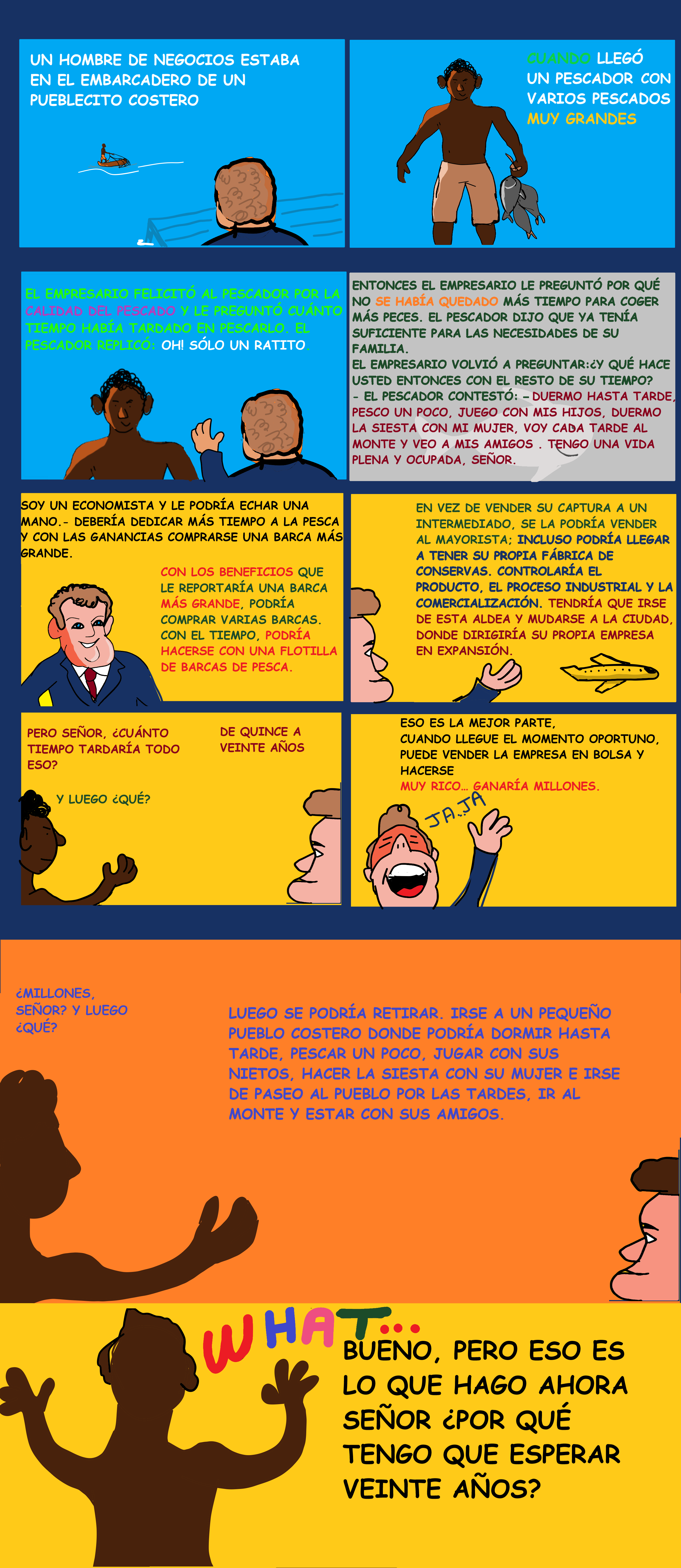 El PESCADOR Y EL ADMINISTRADOR