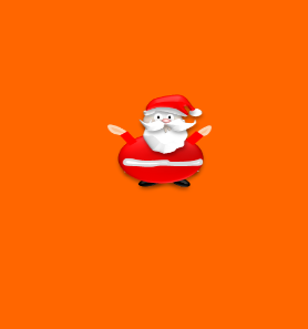 Papa Noel chimenea