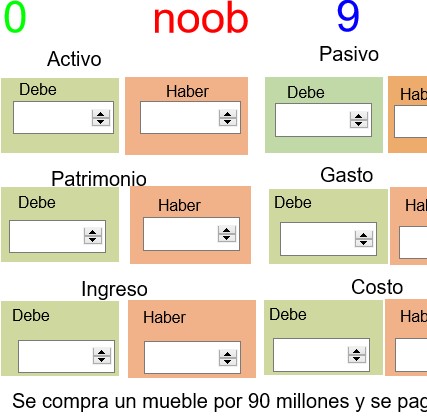 Juegos de contabilidad